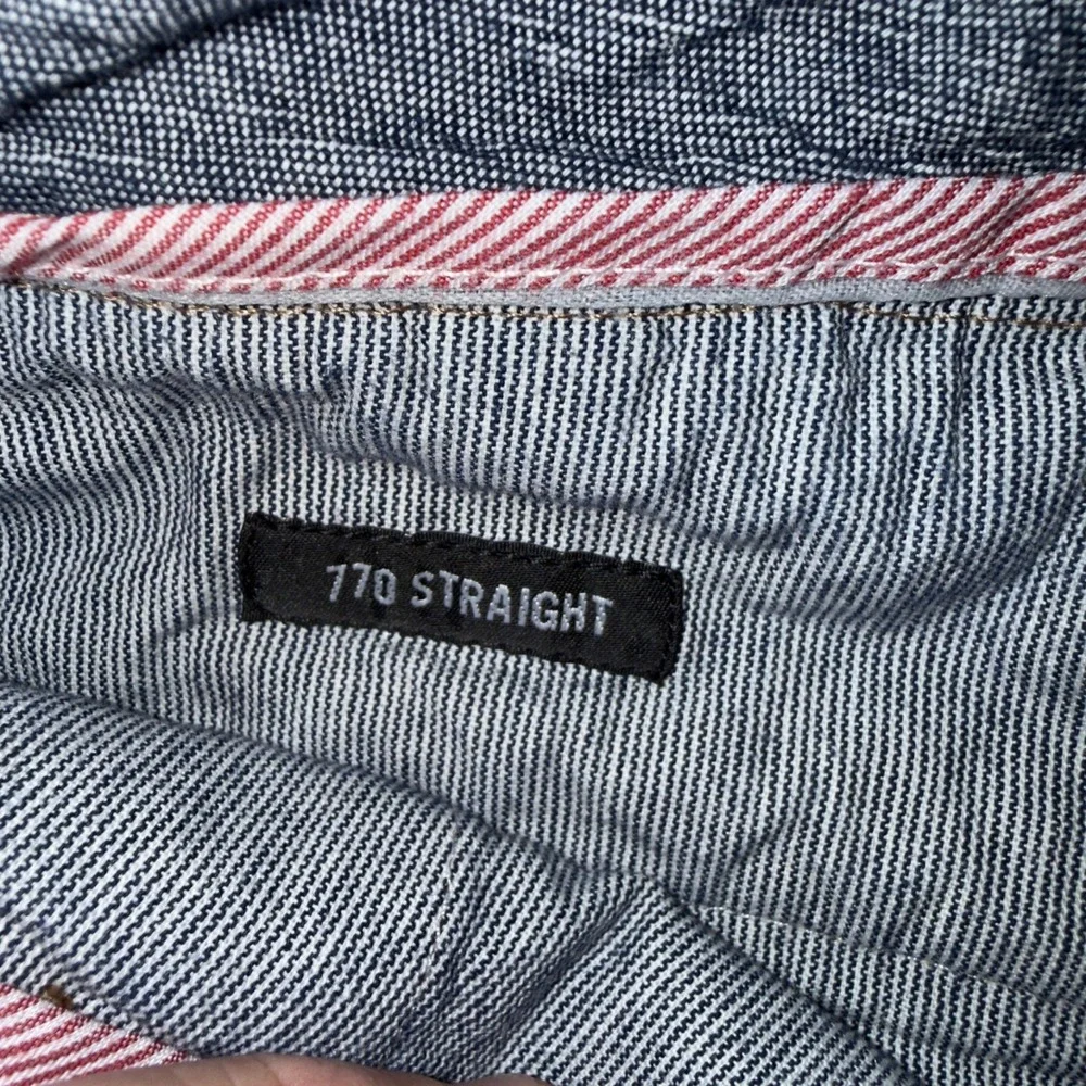 J.Crew 770 Straight Fit Chino Pants Mens 32x34 Khaki Tan Cotton‎ Twill Stretch